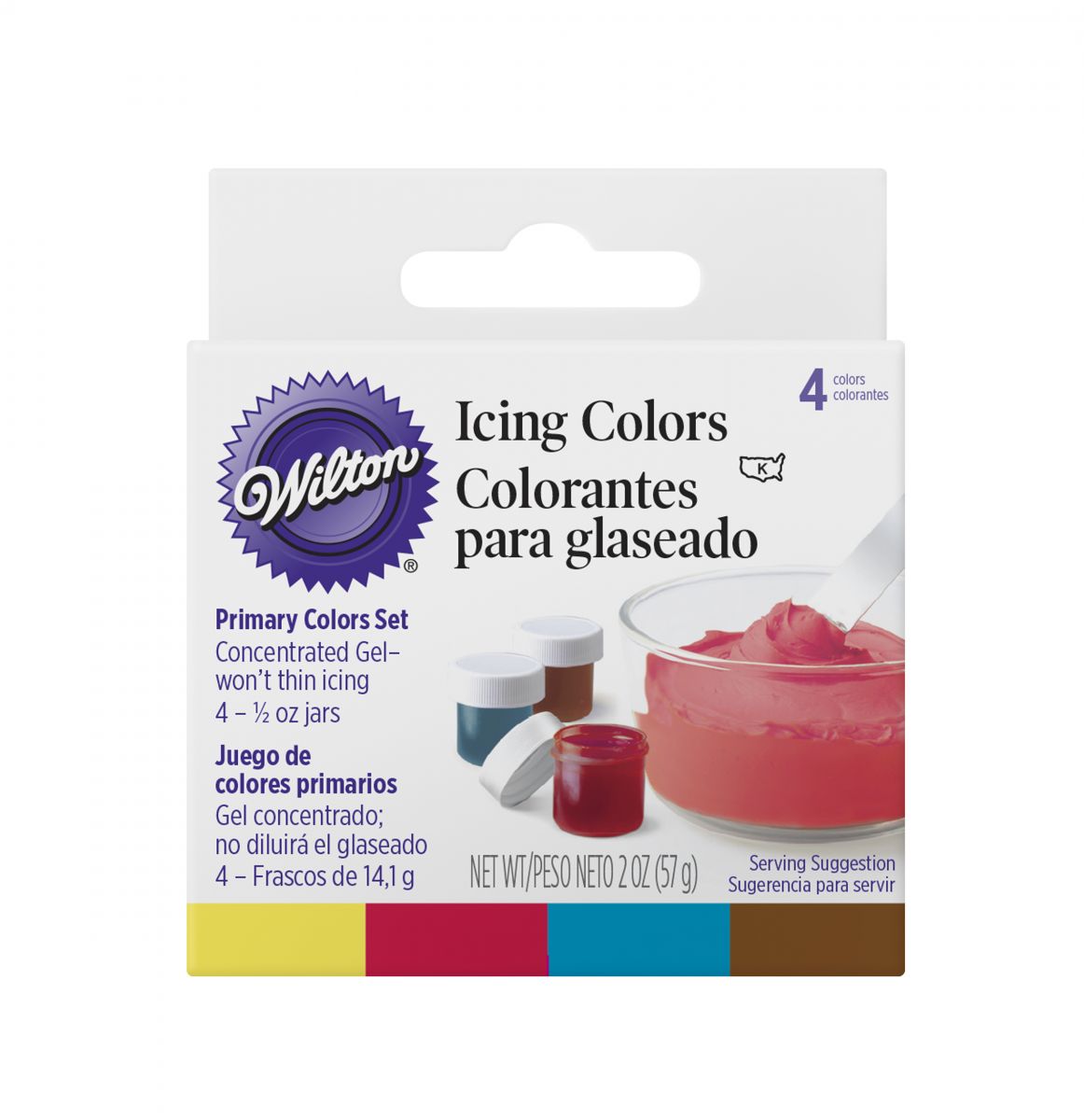 Colorantes En Gel - Colores Primarios - Set X 4