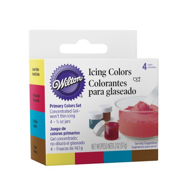 Colorantes En Gel - Colores Primarios - Set X 4