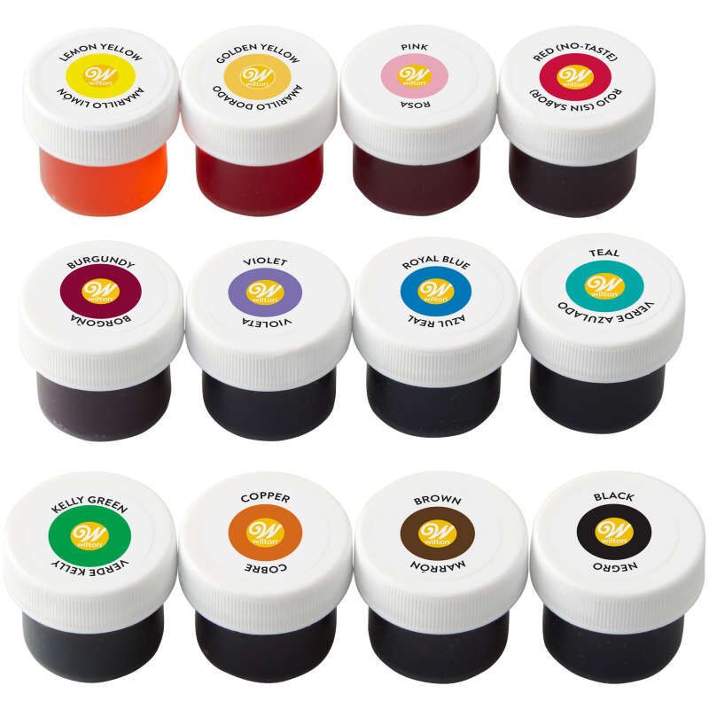 Colorantes En Gel - Colores Surtidos - Set X 12