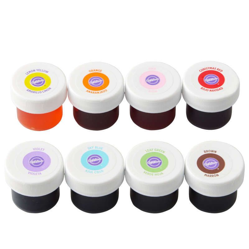 Colorantes En Gel - Colores Surtidos - Set X 8