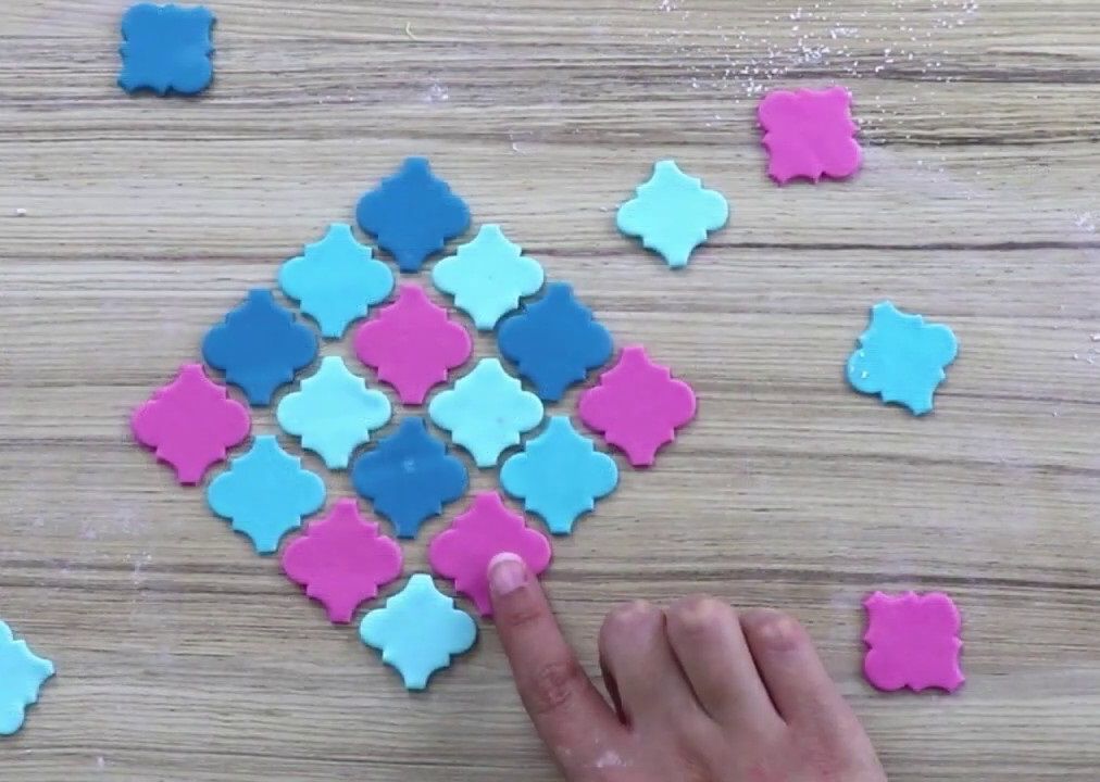 Multi Cortante Geometrico De Forma Marroqui En Set 3 Tamaños