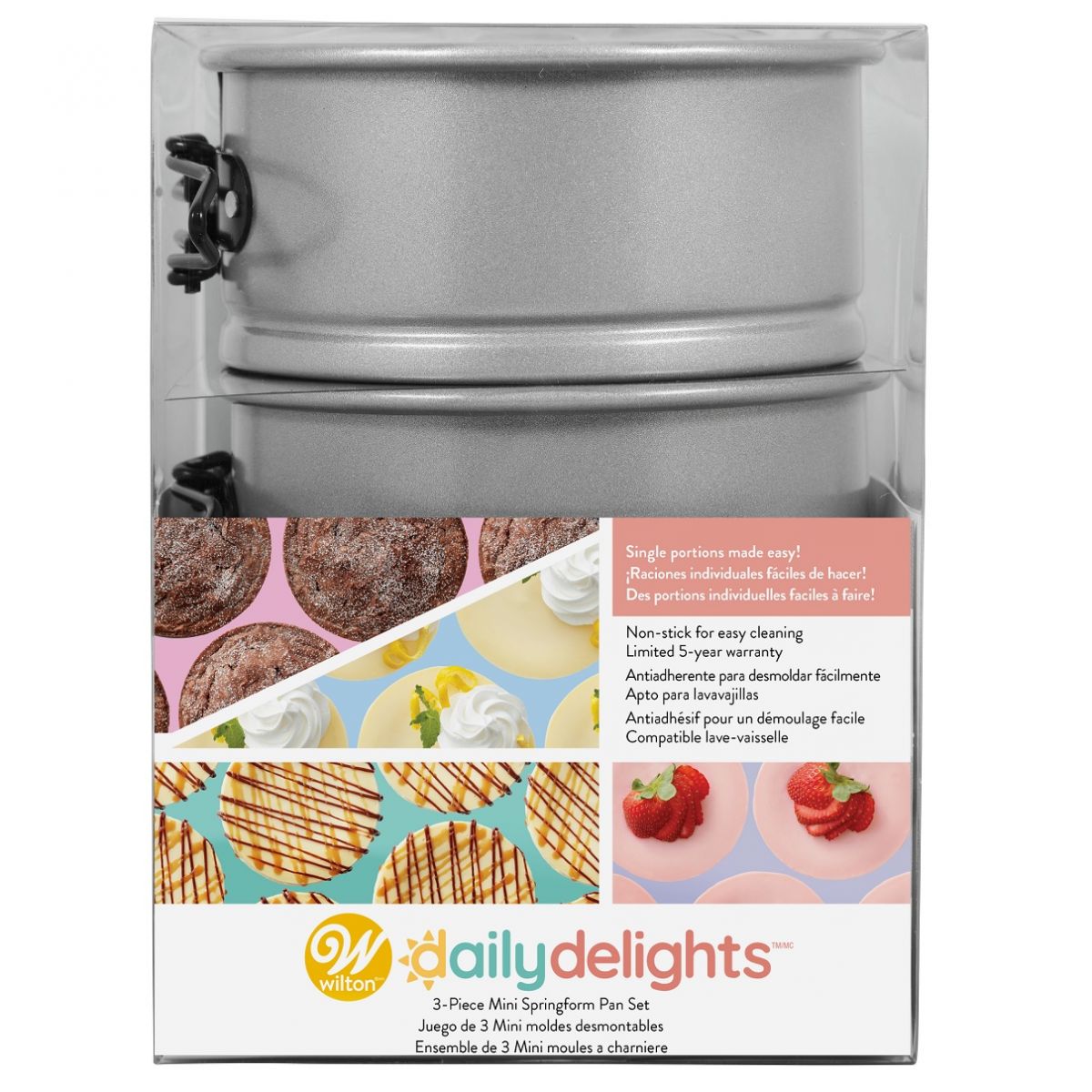 Molde Desmontable Redondo 10 Cm Set X 3 - Daily Delights