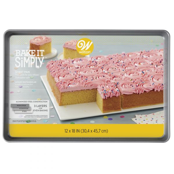 Molde Rectangular Extra Grande Bordes Altos - Bake It Simply