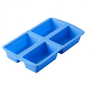 Moldes De Silicona Mini Budines 4 Cavidades Easyflex