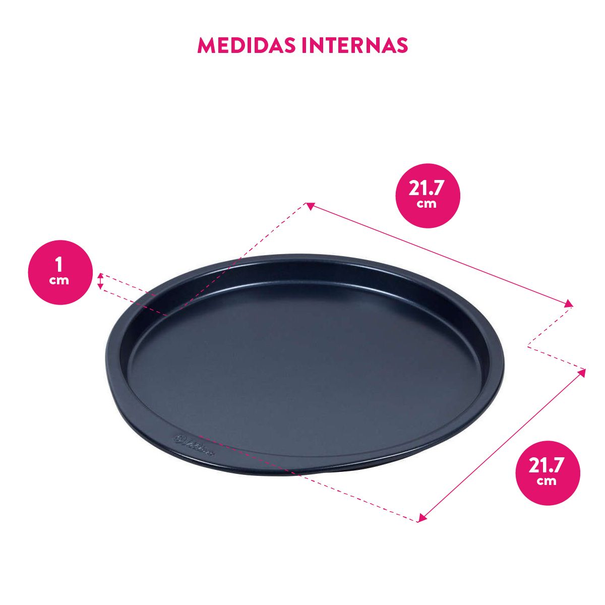 Set X 4 Moldes Antiadherentes Para Hornito Eléctrico - Acabado Diamante