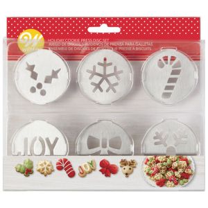 Set De Discos Navideños Para Galletitas