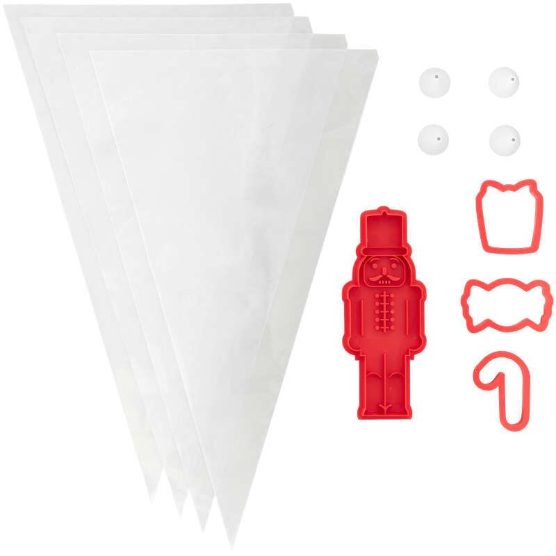 Set Para Decoración De Galletitas - Cascanueces
