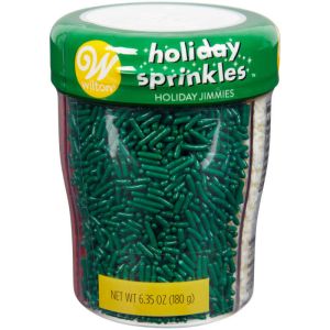 Sprinkles - Jimmies Rojos Verdes Y Blancos 180grs
