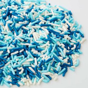 Sprinkles - Jimmies Surtido Azul Celeste Y Blancos 324grs