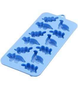 Molde Para Bombones Y Gomitas - Dinosaurios Y Hojas