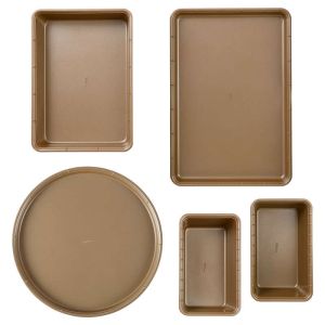 Set X 5 Moldes Premium Para Horno Con Recubrimiento Cerámico - Ceramacut