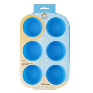 Molde Para Hornear - Cupcakes - 6 Cavidades Easyflex