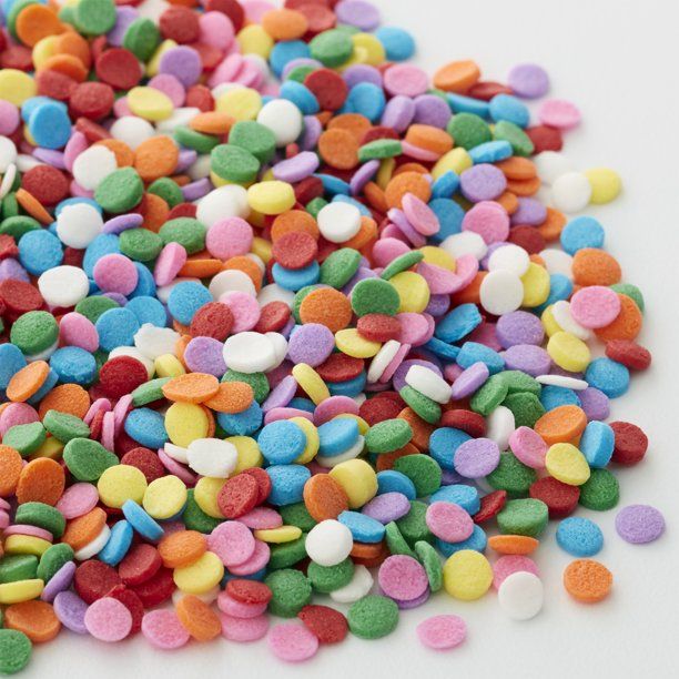 Sprinkles Multicolores - Confetti Brillantes Arco Iris