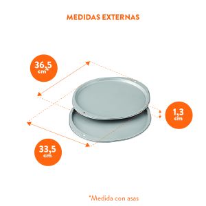 Juego De 2 Moldes Para Pizza Recipe Right