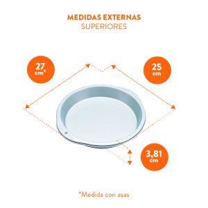 Molde Redondo Para Torta 23 Cm - Recipe Right