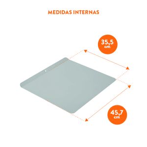 Placa Sin Borde Doble Fondo Aireado Antiadherente Jumbo - Recipe Right