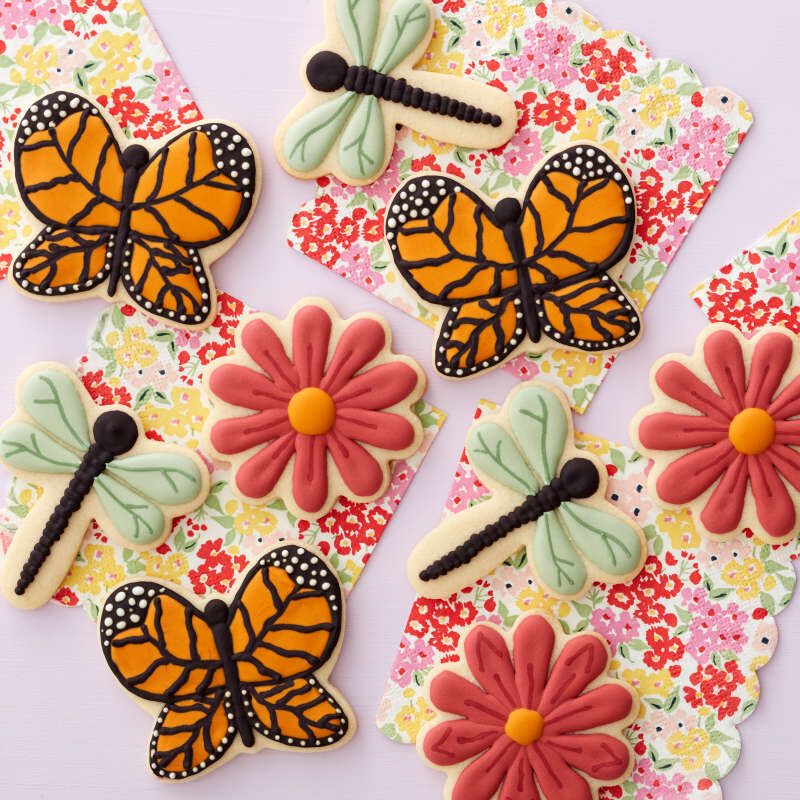 Cortantes De Galletitas - Primavera Y Flores