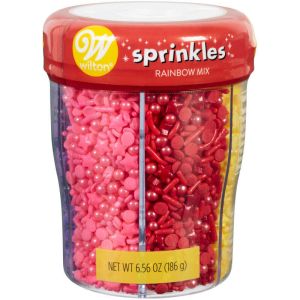 Sprinkles - Surtido Arco Iris 186grs Estrellas Perlas Lentejuelas Y Jimmies