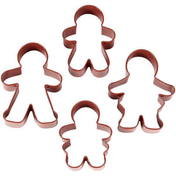 Cortantes De Galletitas - Set X 4 - Familia Jengibre