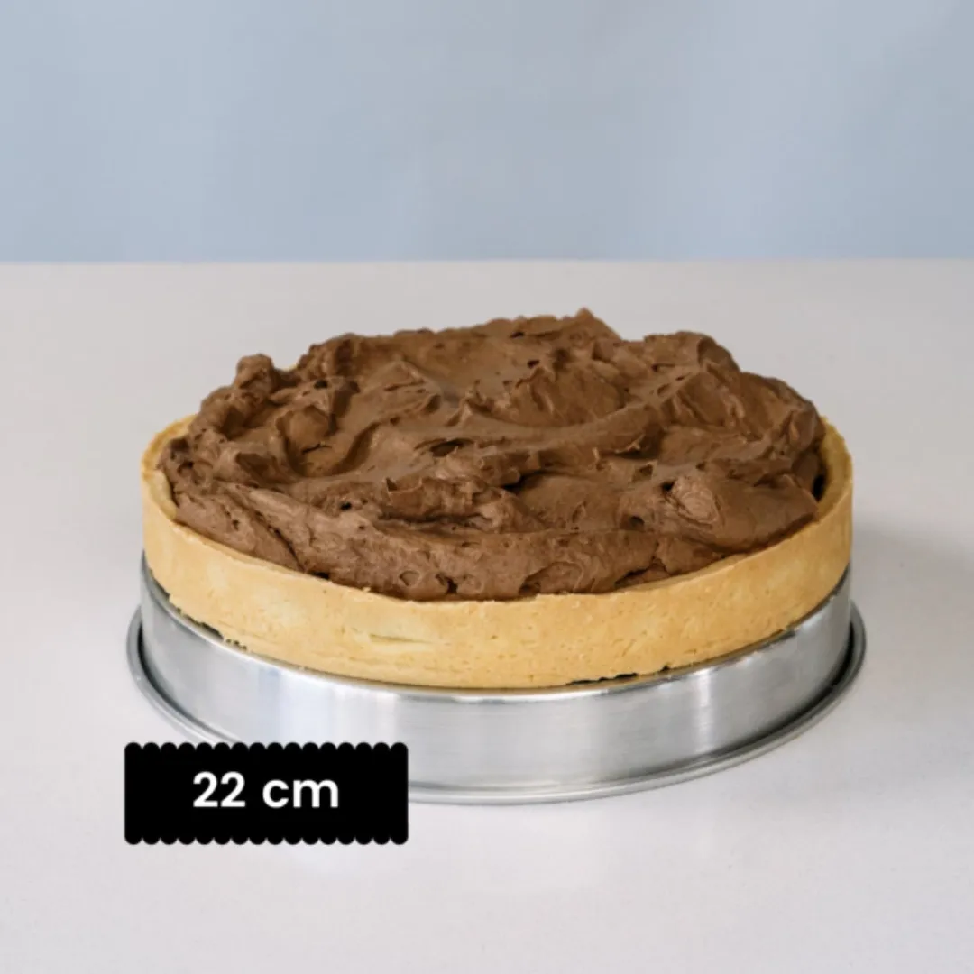 Tartera Desmontable De Aluminio De 22 Cm X1 Unidad