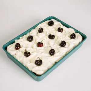 Asadera Isa Rectangular 33 Cm Petróleo