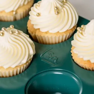 Placa Isa 20 Mini Cupcakes Petróleo