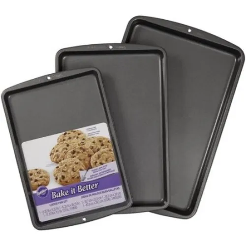 Set De 3 Placas Antiadherentes - Bake It Better