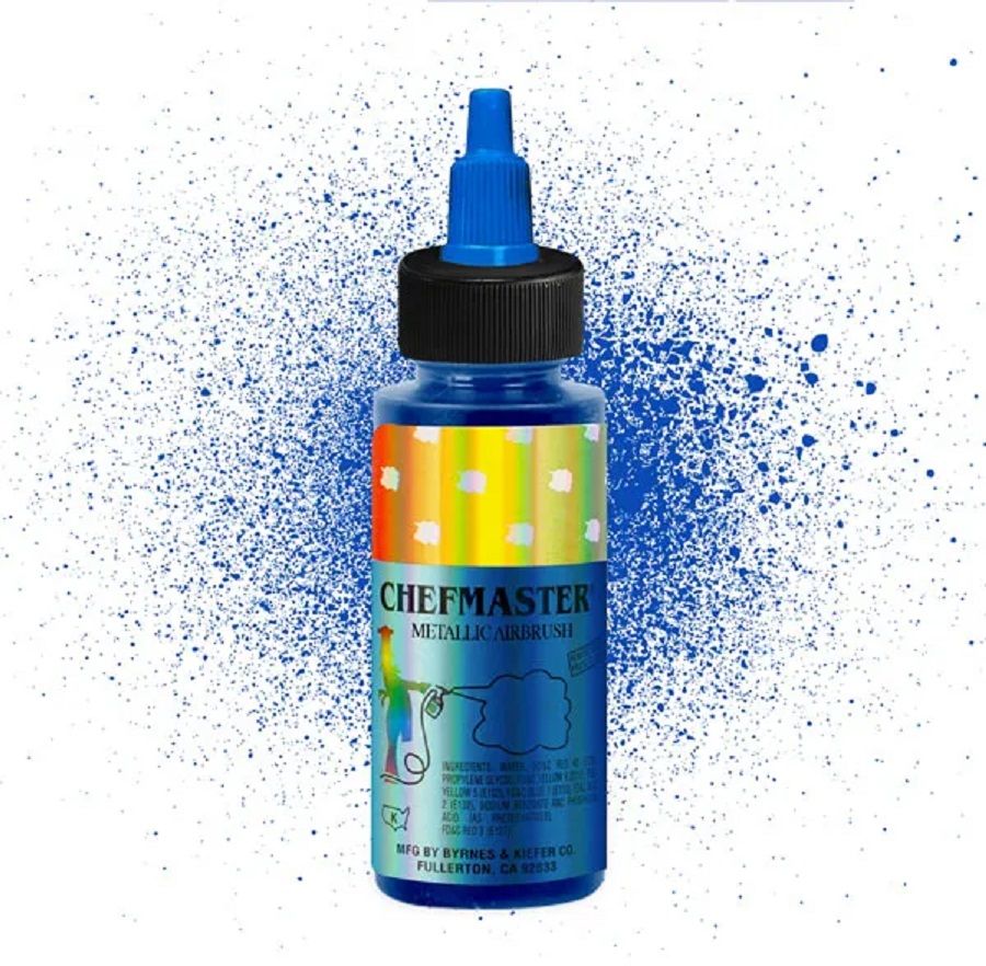Colorante Para Aerografo Azul Metálico 57 Gr.
