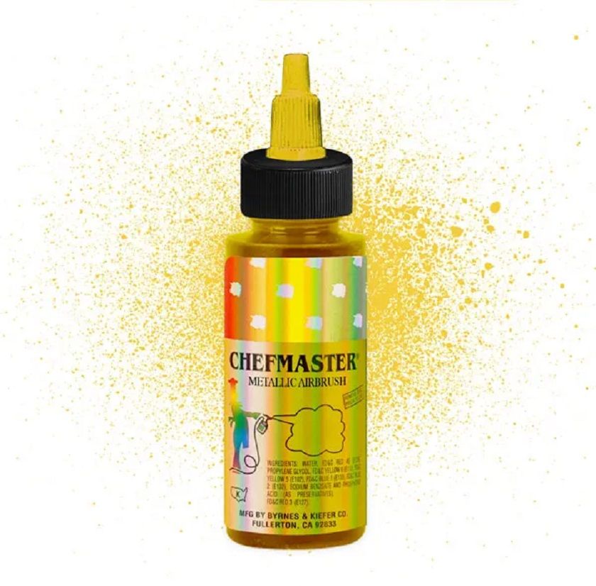 Colorante Para Aerografo Dorado Metalico 57 Gr.