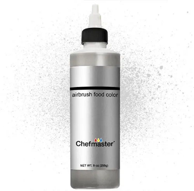 Colorante Para Aerografo Plateado Metálico 255 Gr.