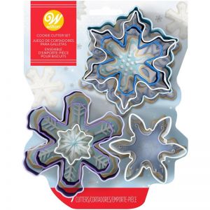 Cortantes De Galletitas - Copos De Nieve - Set X 7 Modelos