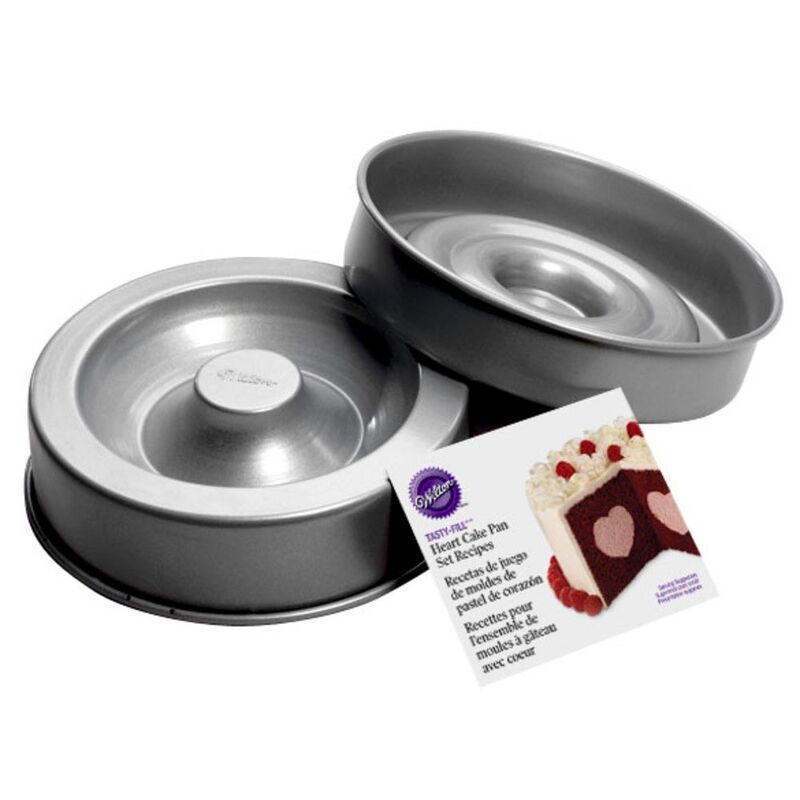 Juego De Moldes De Torta Relleno Corazón