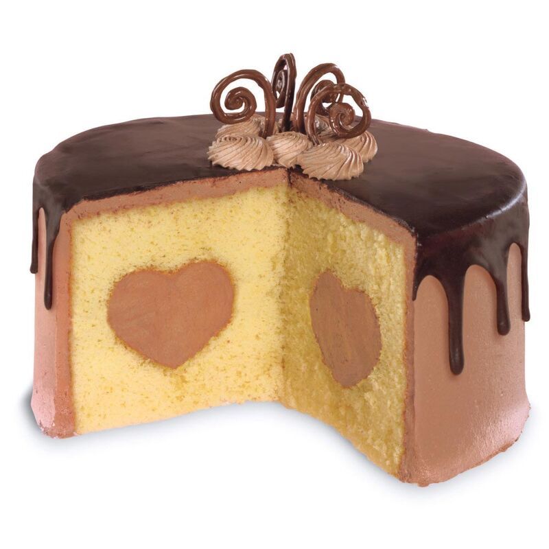 Juego De Moldes De Torta Relleno Corazón