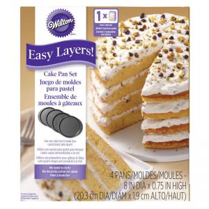 Juego De Moldes Para Torta Redonda 20 Cm - Easy Layers