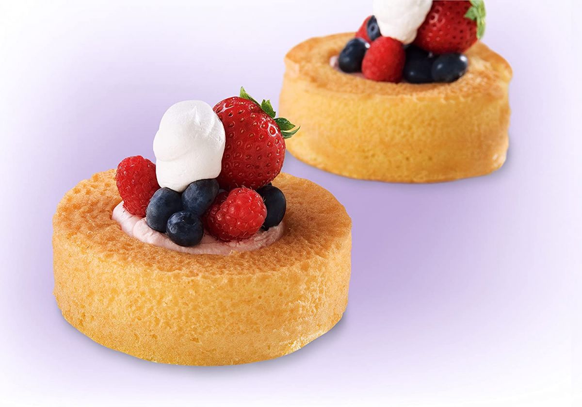 Mini Moldes Para Tortas Redondas Con Relleno Set X 4