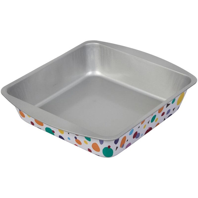 Molde Acero Estañado Cuadrado Para Torta 20 Cm  Bake And Bring