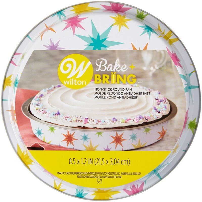 Molde Acero Estañado Redondo Para Torta 21 Cm  Bake And Bring