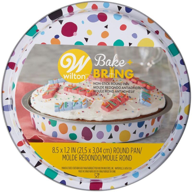 Molde Acero Estañado Redondo Para Torta 21 Cm  Bake And Bring