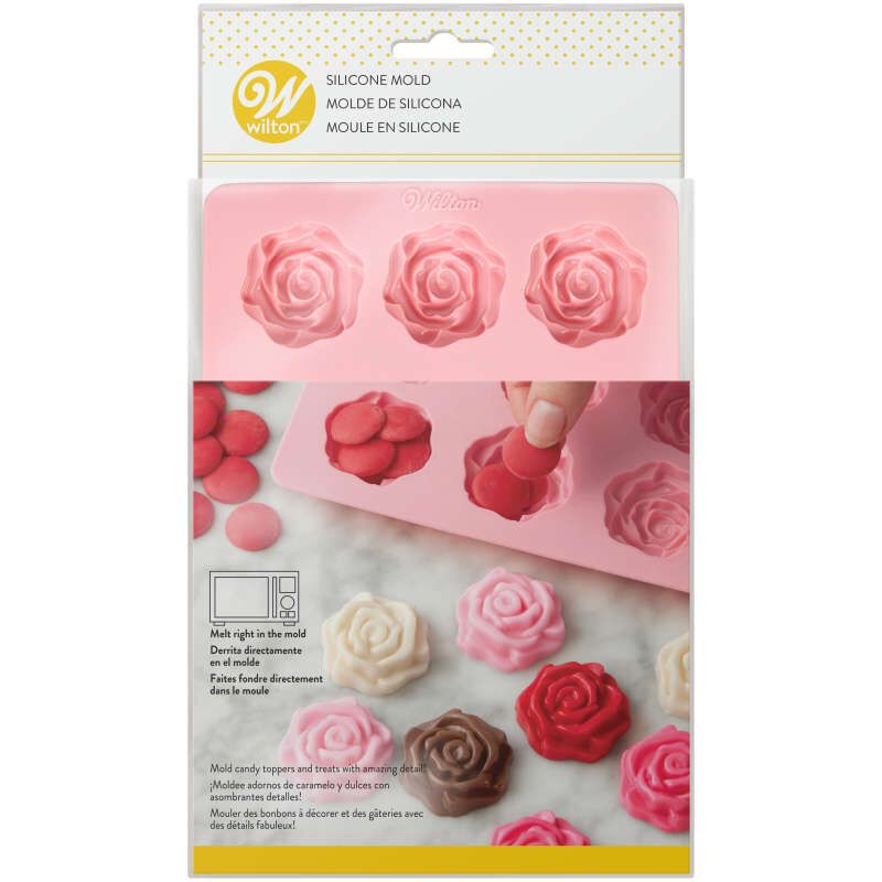 Extra chisme Aniquilar Molde Para Bombones Rosas - Original & Profesional - Distribuidor Oficial  Wilton en Argentina