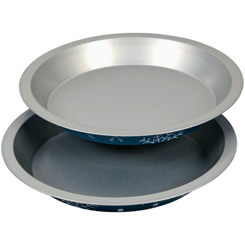 Molde Para Tortas De Acero Estañado 22 Cm - Set X 2 - Bake And Bring