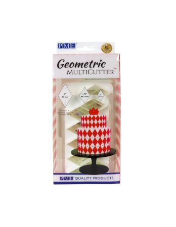 Multi Cortante Geometrico De Forma Diamante Xl En Set 3 Tamaños