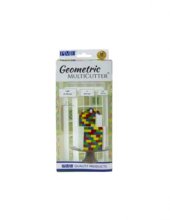 Multi Cortante Geometrico De Forma Ladrillo En Set 3 Tamaños