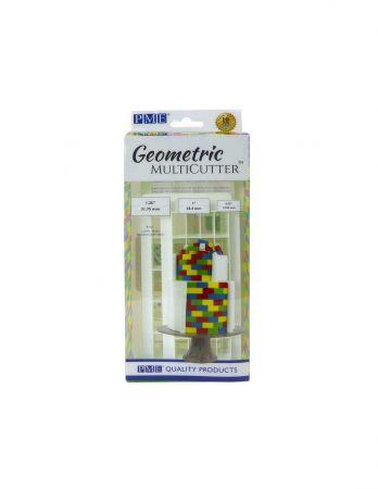 Multi Cortante Geometrico De Forma Ladrillo En Set 3 Tamaños