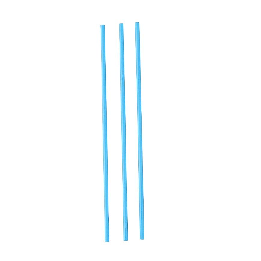 Palitos De Papel Macizos Color Azul