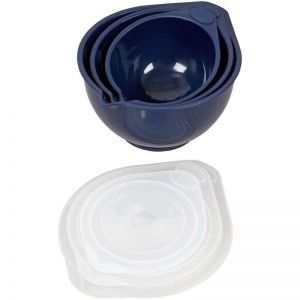 Set De 3 Bowls Con Tapa