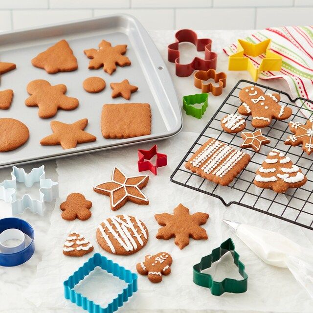 Set De Placa Con Rejilla Y Cortantes Para Galletitas