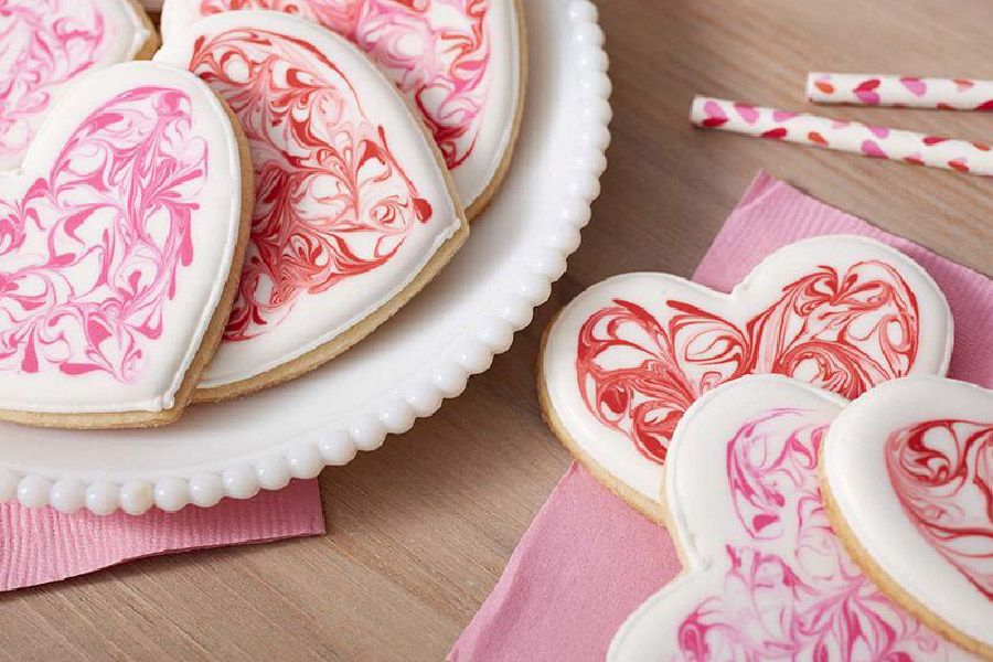 Cookies De Azúcar Con Forma De Corazón